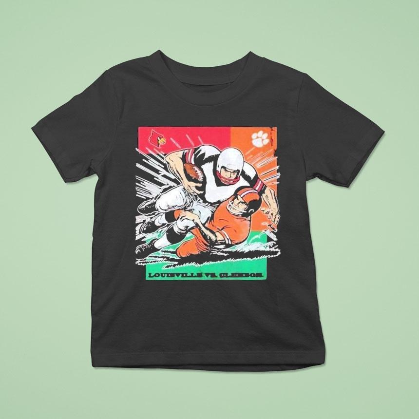 Louisville Cardinals Vs Clemson Tigers Gameday T Shirt Louisville Cardinals Vs Clemson Tigers Gameday T Shirt