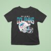 Miami Dolphins Gradient Helme T Shirt