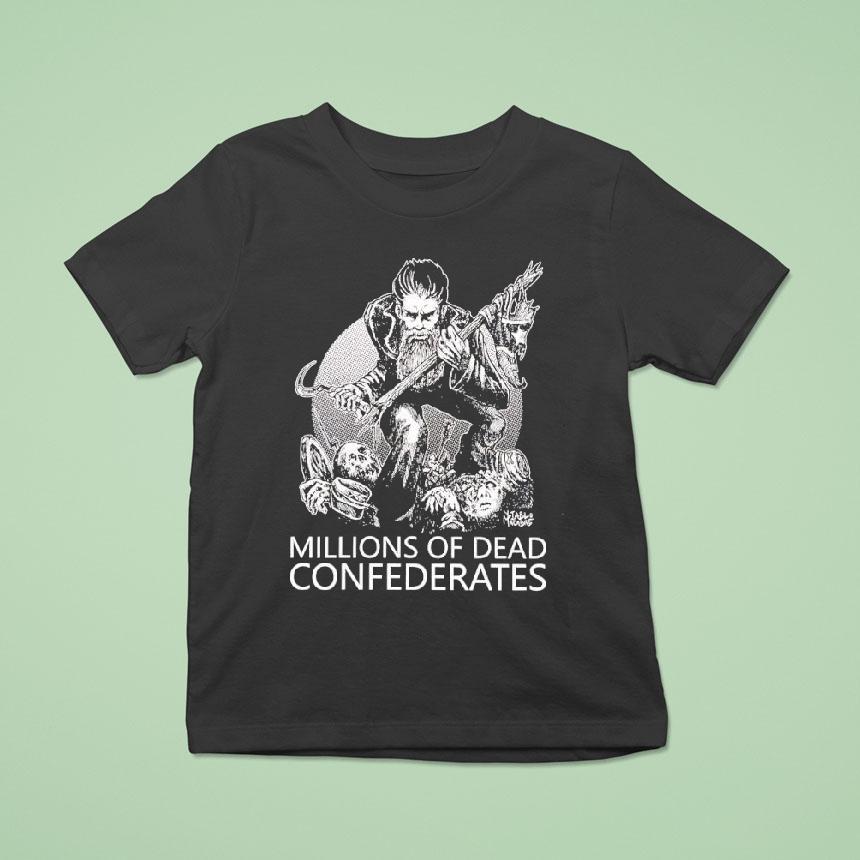 Millions Of Dead Confederates Leftver Crack Band T Shirt Millions Of Dead Confederates Leftver Crack Band T Shirt