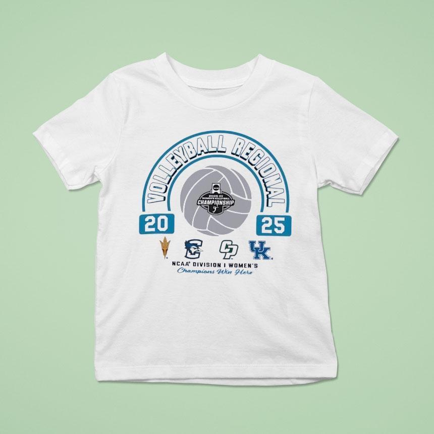 Ncaa Division I Women S Volleyball Regionals Arizona State Creighton Bluejays Cal Poly Kentucky T Shirt Ncaa Division I Women S Volleyball Regionals Arizona State Creighton Bluejays Cal Poly Kentucky T Shirt