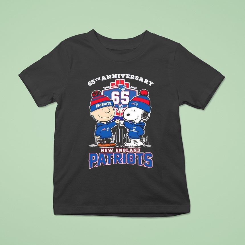 New England Patriots Th Anniversary Peanuts Characters T Shirt New England Patriots Th Anniversary Peanuts Characters T Shirt