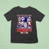 New England Patriots Back Better Bold City Skyline Signatures T Shirt