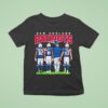 New England Patriots Graphic Apparel Signatures Coach And Players T Shirt