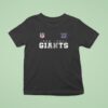 New York Giants X No One Likes Us We Don T Care Logo T Shirt