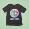 New York Islanders New York Mets New York Jets Mashup Logo T Shirt