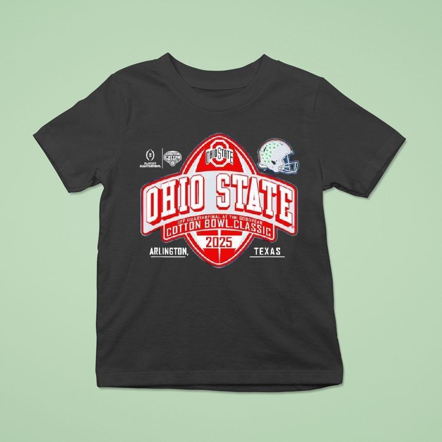 Ohio State Buckeyes Cotton Bowl Cfp Quarterfinal T Shirt Ohio State Buckeyes Cotton Bowl Cfp Quarterfinal T Shirt