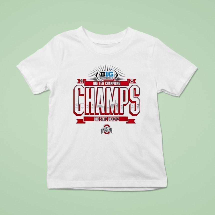 Ohio State Buckeyes Football Big Ten Championship T Shirt Ohio State Buckeyes Football Big Ten Championship T Shirt