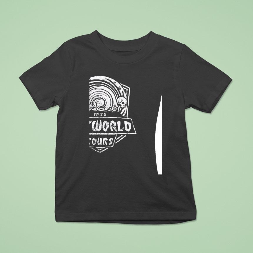 Outworld Tours Skulls Vintage T Shirt Outworld Tours Skulls Vintage T Shirt