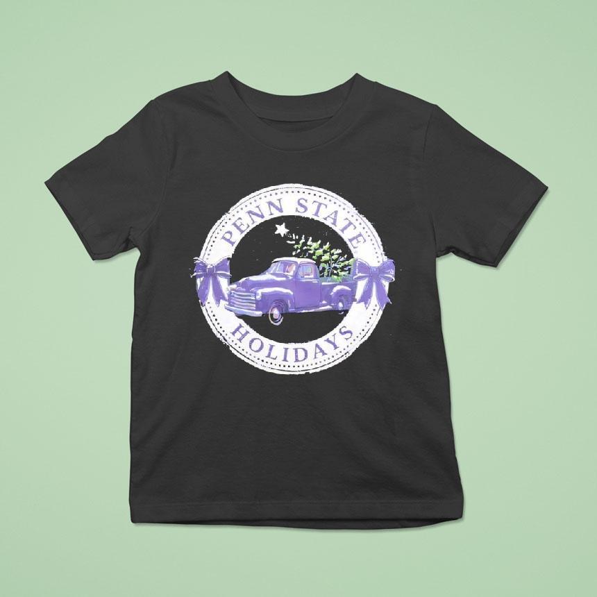 Penn State Holidays Retro Truck T Shirt Penn State Holidays Retro Truck T Shirt