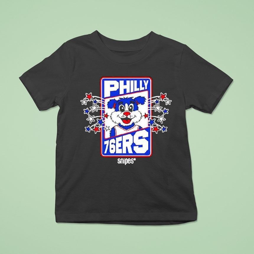 Philadelphia Ers Snipes Mascot Franklin The Dog T Shirt Philadelphia Ers Snipes Mascot Franklin The Dog T Shirt