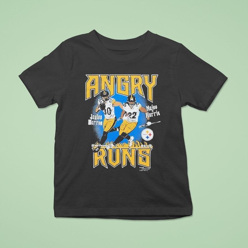 Pittsburgh Slers Jaylen Warren And Najee Harris Angry Runs Good Morning Football Nfl T Shirt Pittsburgh Slers Jaylen Warren And Najee Harris Angry Runs Good Morning Football Nfl T Shirt