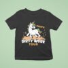 Prof S Dirty Work Tour Unicorn Characters T Shirt