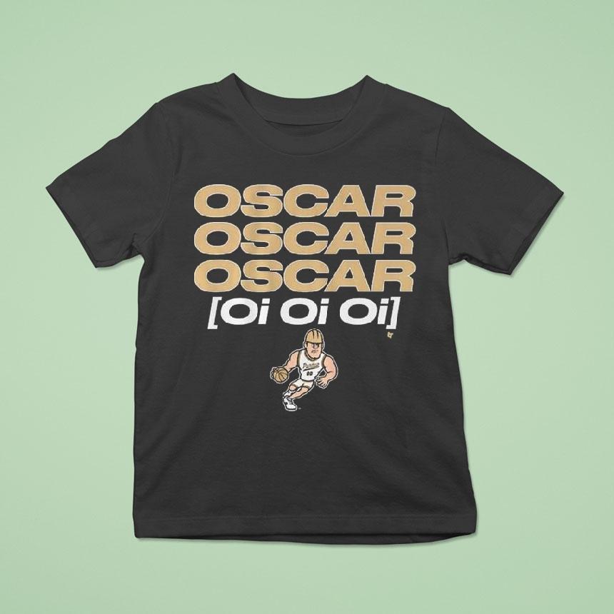 Purdue Basketball Oscar Cluff Oi Oi Oi T Shirt Purdue Basketball Oscar Cluff Oi Oi Oi T Shirt