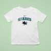 San Jose Sharks Fire Dept First In Last Out Logo T Shirt