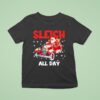Santa Claus Driving Car Sleigh All Day Merry Christmas T Shirt