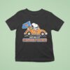 Snoopy And Woodstock Riding Car New York Knicks Basketball Nba Cup Champions T Shirt