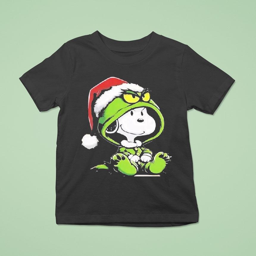 Snopy Grinch Holiday Mashup Christmas T Shirt Snopy Grinch Holiday Mashup Christmas T Shirt