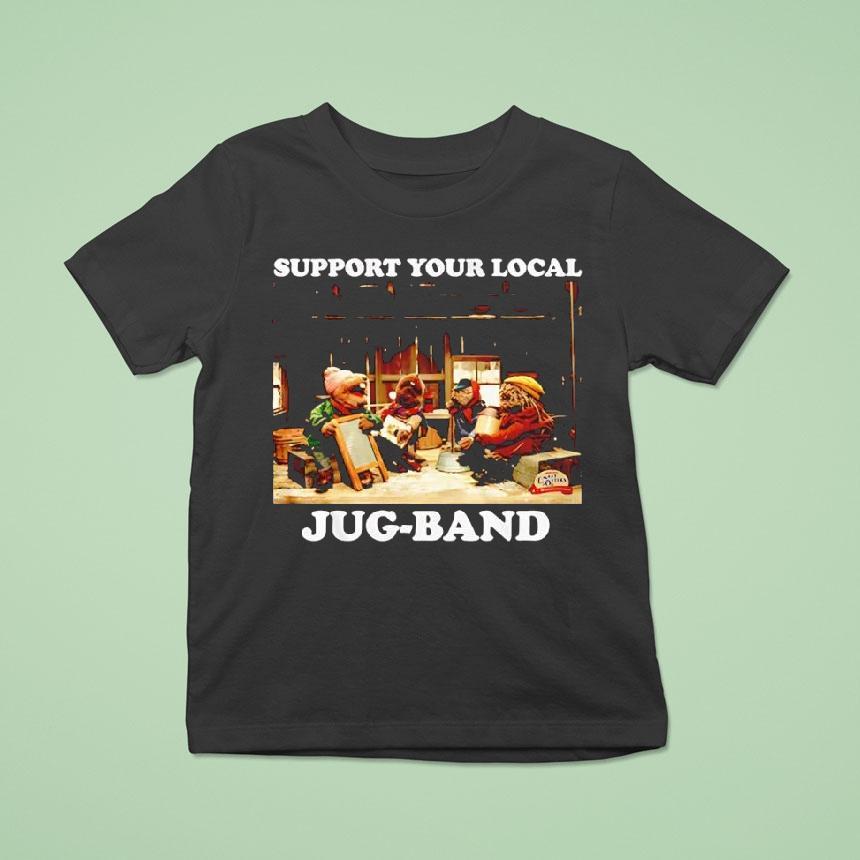 Support Your Local Jug Band Emmet Otter T Shirt Support Your Local Jug Band Emmet Otter T Shirt