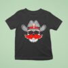 Texas Tech Dark Horse Western Skully Head T Shirt