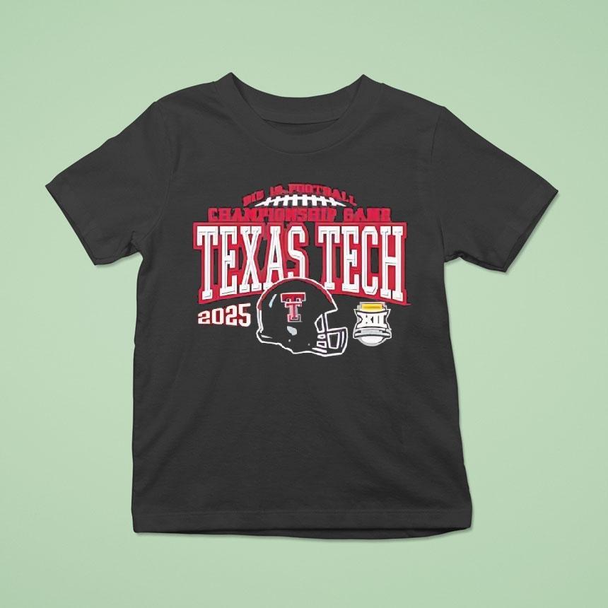 Texas Tech Red Raiders Big Championship Football T Shirt Texas Tech Red Raiders Big Championship Football T Shirt