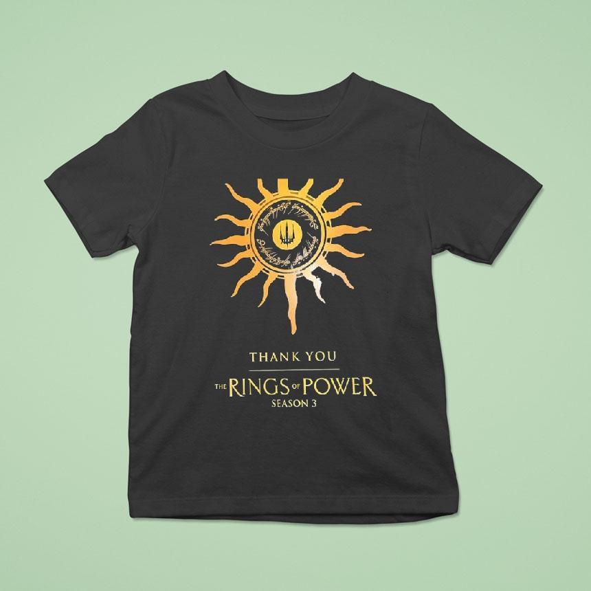 Thank You The Rings Of Power Season T Shirt Thank You The Rings Of Power Season T Shirt