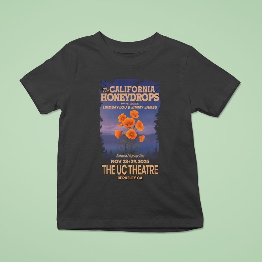 The California Honeydrops Berkeley Ca November Concer T Shirt The California Honeydrops Berkeley Ca November Concer T Shirt