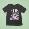 Tip Or Stay Home Cat Graphic T Shirt