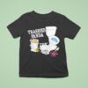 Trashed Panda Funny Drunk Raccoon Funny T Shirt