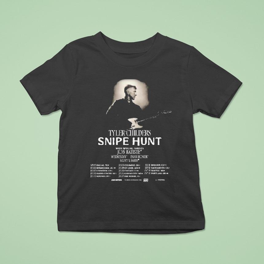 Tyler Childers Snipe Hunt Tour North America Dates T Shirt Tyler Childers Snipe Hunt Tour North America Dates T Shirt