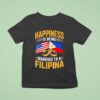 Usa Married To Filipina Pinay Filipino Country Philippines T Shirt