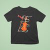 Violin Merry Christmas Lights T Shirt