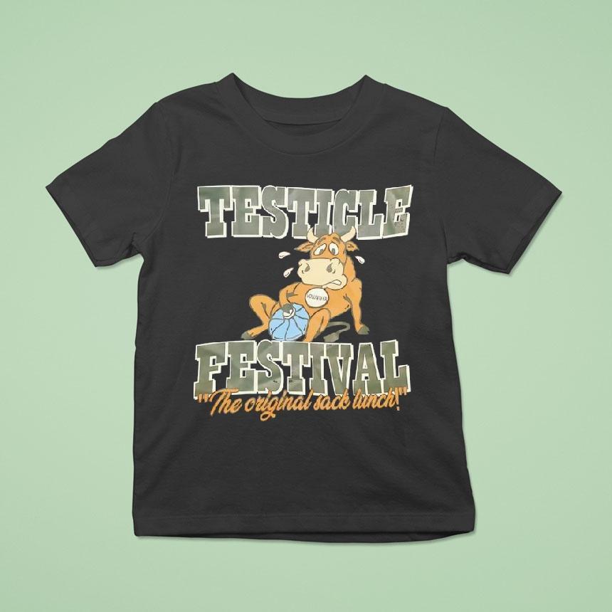 Volunr Testicle Festival The Original Lunch T Shirt Volunr Testicle Festival The Original Lunch T Shirt