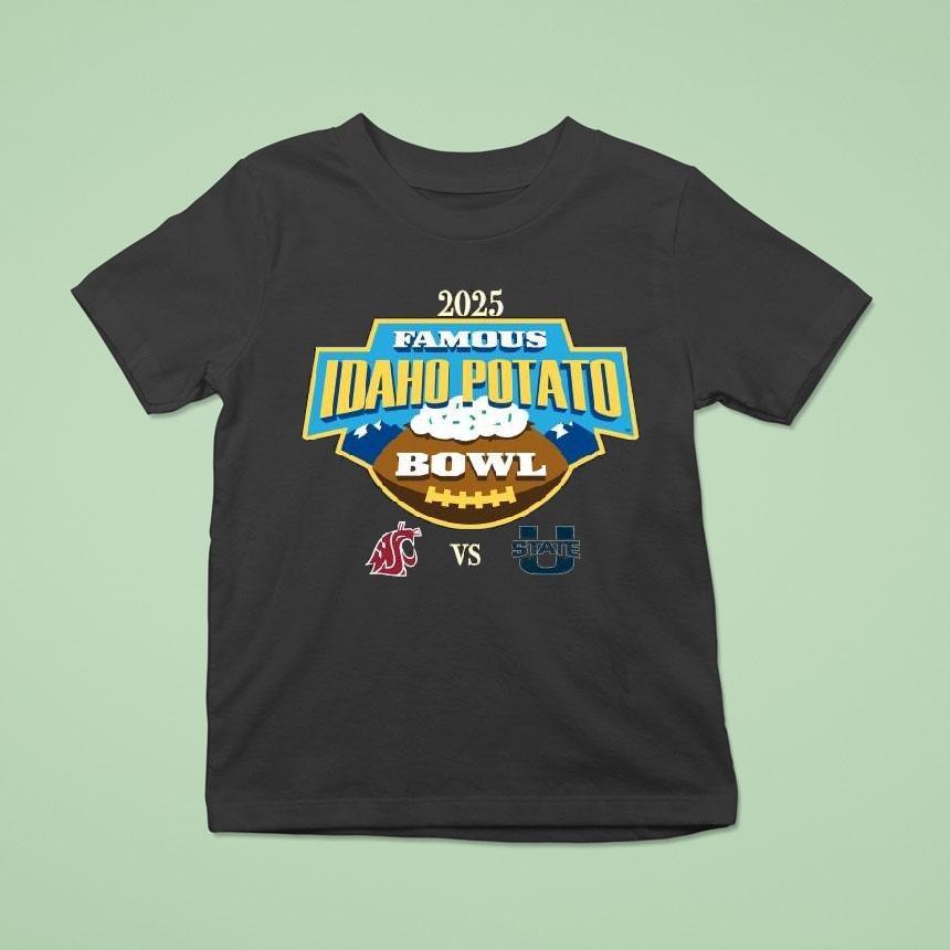 Washington State Cougars Vs Utah Utes Famous Idaho Potato Bowl T Shirt Washington State Cougars Vs Utah Utes Famous Idaho Potato Bowl T Shirt