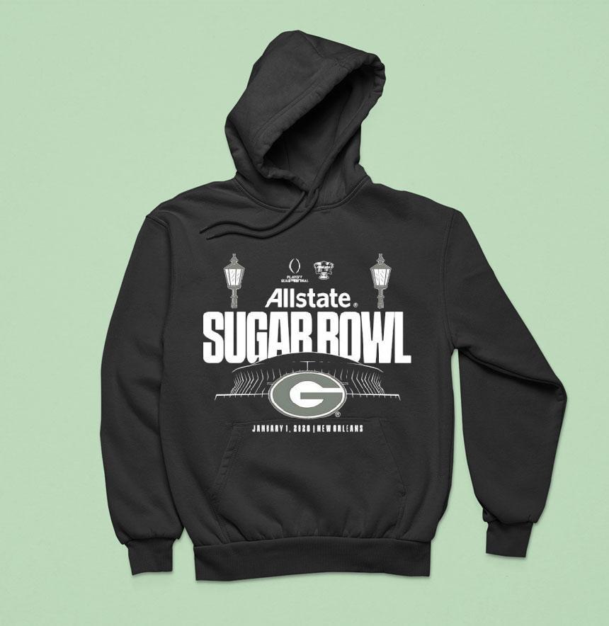Allstate Sugar Bowl Georgia Bulldogs Playoff Quarterfinal Hoodie Allstate Sugar Bowl Georgia Bulldogs Playoff Quarterfinal Hoodie