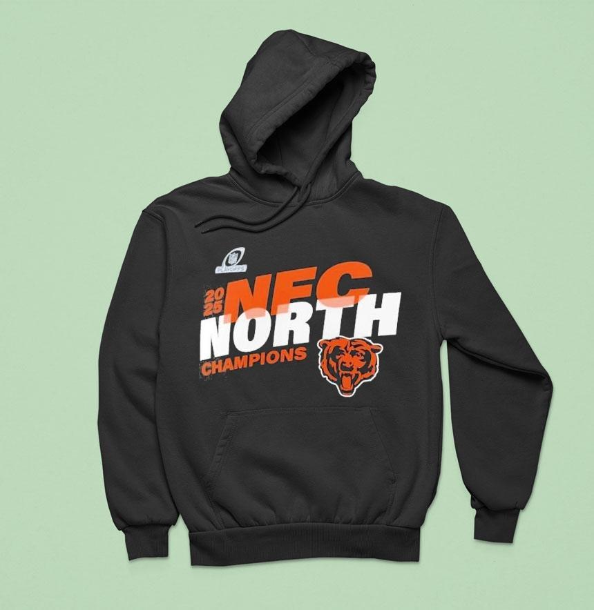 Chicago Bears Nfc North Division Champions Conquer Hoodie Chicago Bears Nfc North Division Champions Conquer Hoodie