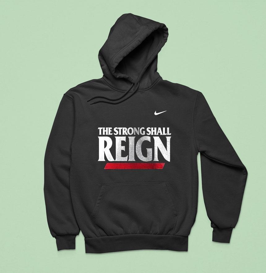 Cincinnati Bearcats The Strong Shall Reign Logo Hoodie Cincinnati Bearcats The Strong Shall Reign Logo Hoodie