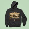 Indiana Hoosiers Big Ten Conference Gold Football Champs Hoodie