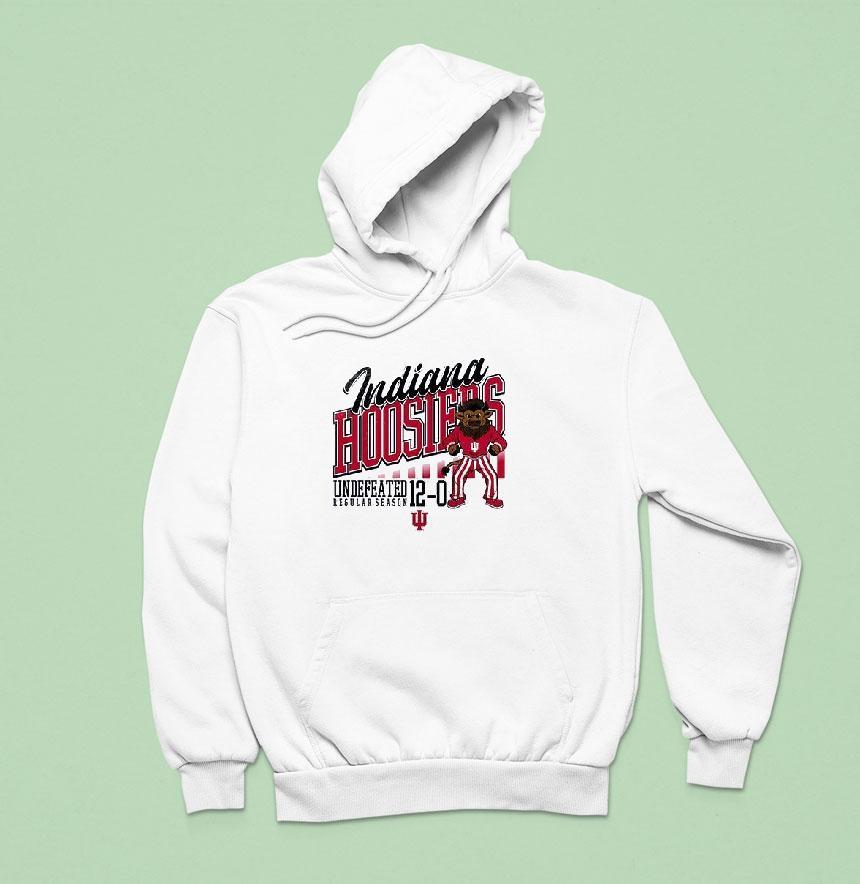 Indiana Hoosiers Undefeated Regular Season Dates Schedule Hoodie Indiana Hoosiers Undefeated Regular Season Dates Schedule Hoodie