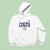 Indianapolis Colts Nypd Th Anniversary Logo Hoodie