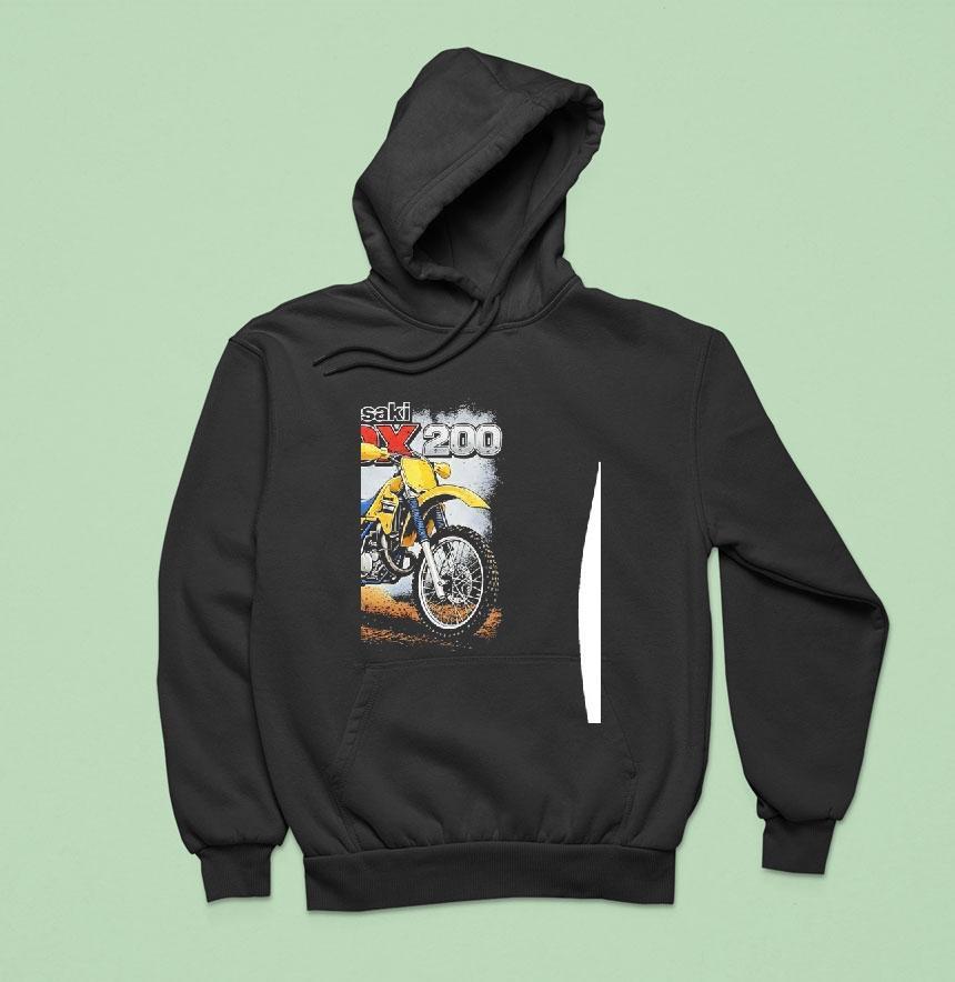 Kawasaki Kdx Motorcycle Hoodie Kawasaki Kdx Motorcycle Hoodie