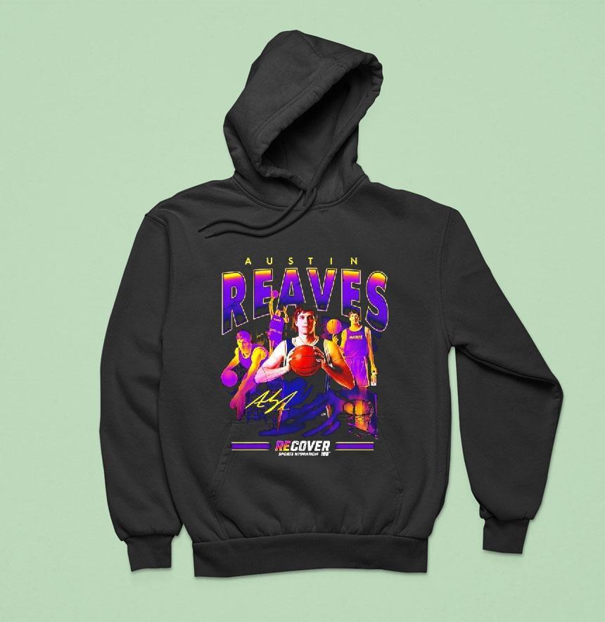Lakers Austin Reaves Recover Sports Hydration I Signature Graphic Hoodie Lakers Austin Reaves Recover Sports Hydration I Signature Graphic Hoodie