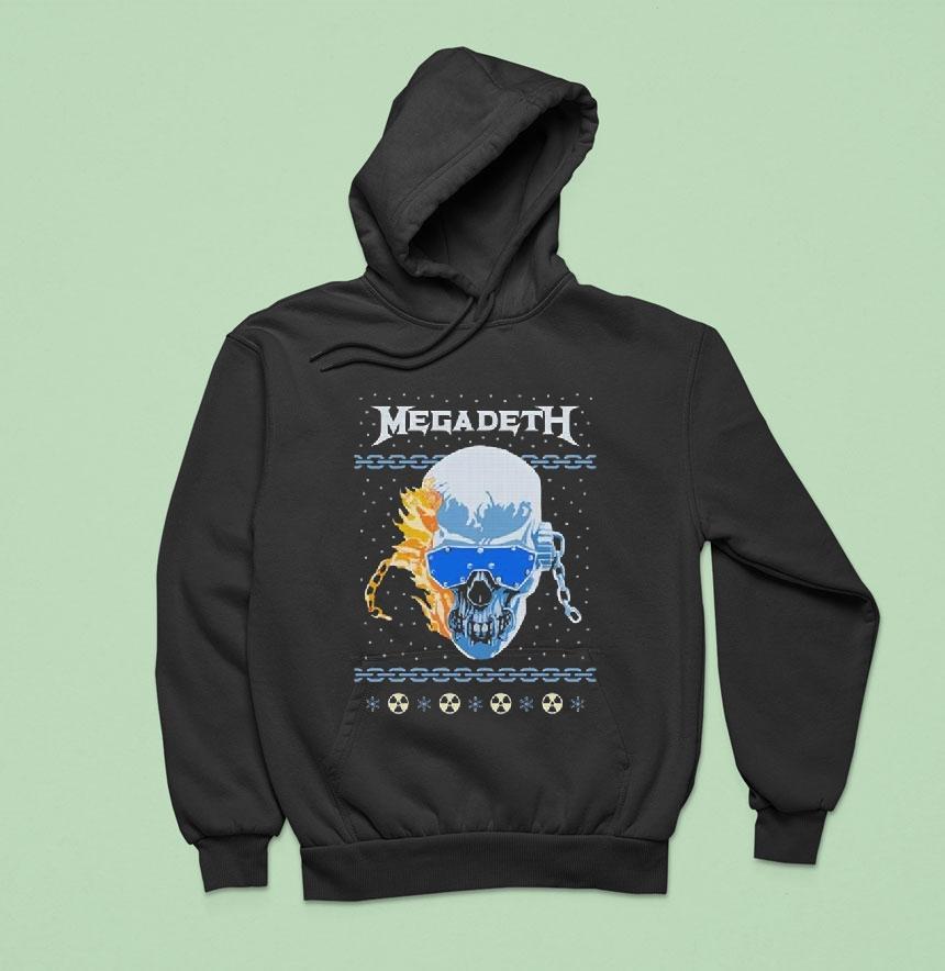 Megadeth Vic Christmas Hoodie Megadeth Vic Christmas Hoodie