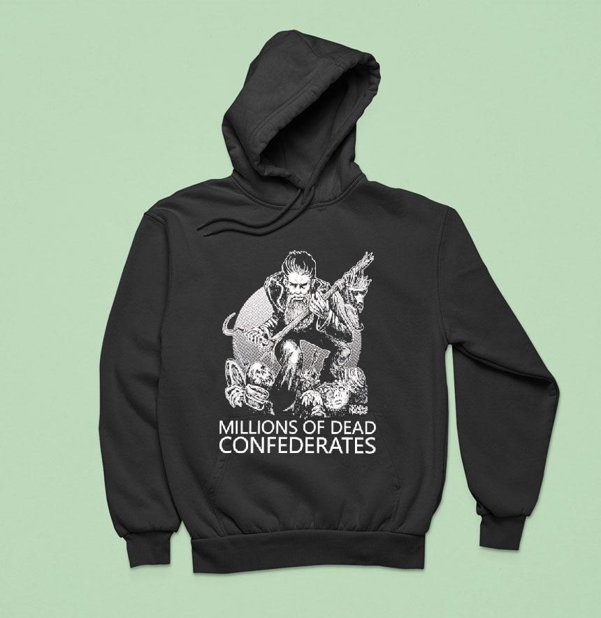 Millions Of Dead Confederates Leftver Crack Band Hoodie Millions Of Dead Confederates Leftver Crack Band Hoodie