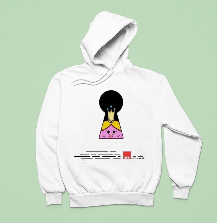 Mr Men Little Miss Princess Keyhole Hoodie Mr Men Little Miss Princess Keyhole Hoodie