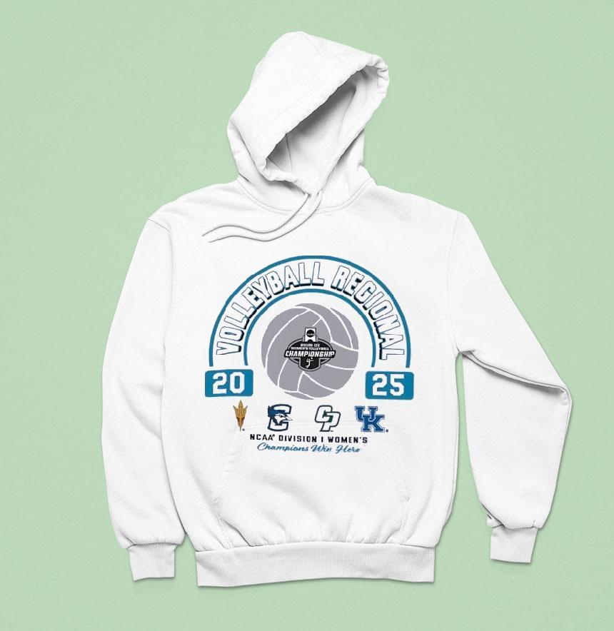 Ncaa Division I Women S Volleyball Regionals Arizona State Creighton Bluejays Cal Poly Kentucky Hoodie Ncaa Division I Women S Volleyball Regionals Arizona State Creighton Bluejays Cal Poly Kentucky Hoodie