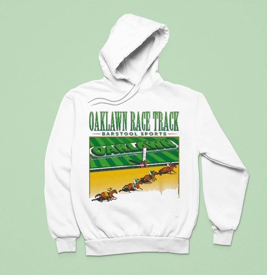 Oaklawn X Barstool Sports Race Track Hoodie Oaklawn X Barstool Sports Race Track Hoodie