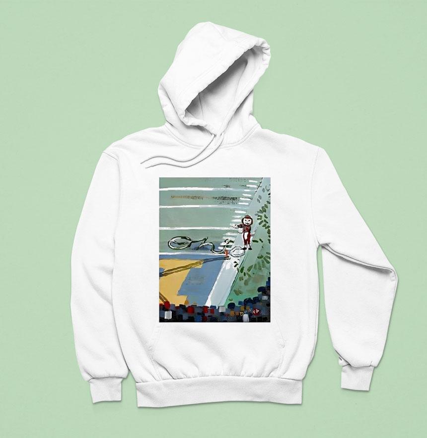 Ohio State Buckeyes Mascot Art Big House Snow Angel Brutus X Michigan Hoodie Ohio State Buckeyes Mascot Art Big House Snow Angel Brutus X Michigan Hoodie