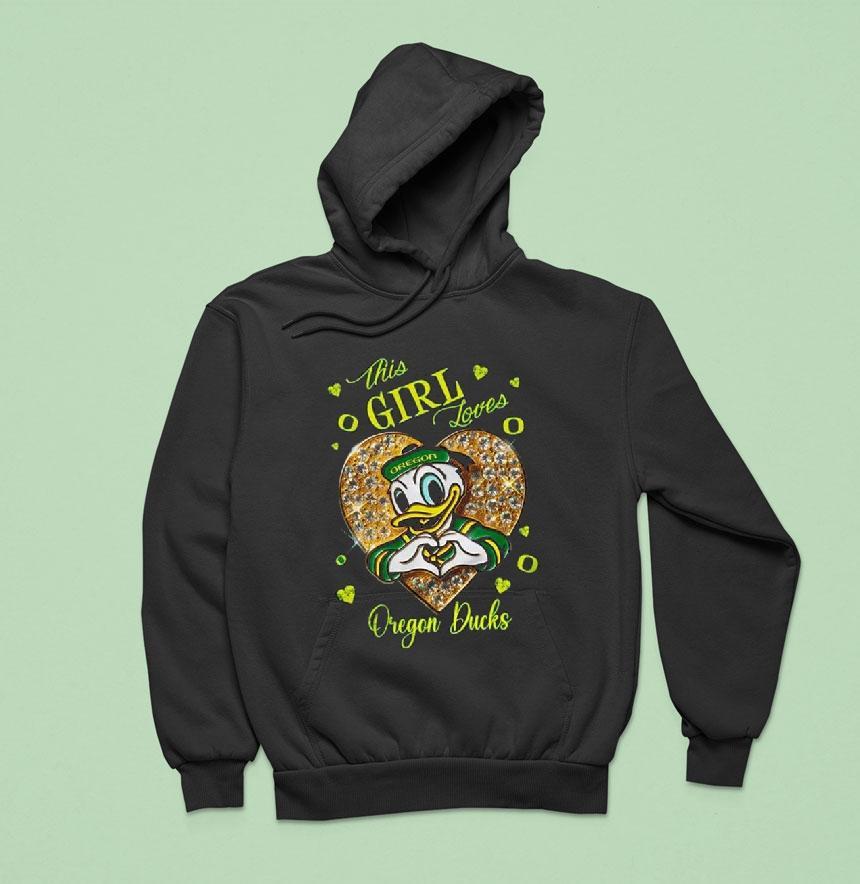 Oregon Ducks This Girl Loves Oregon Ducks True Love Hoodie Oregon Ducks This Girl Loves Oregon Ducks True Love Hoodie