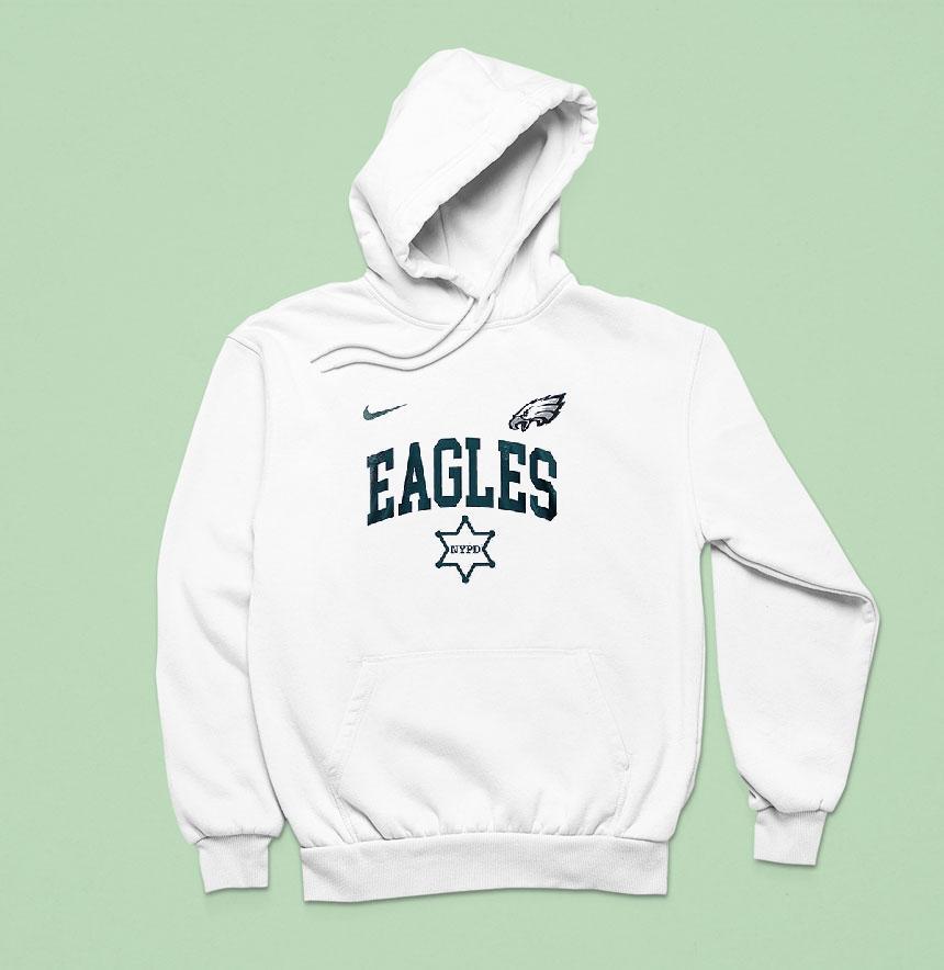 Philadelphia Eagles Nypd Th Anniversary Commitment Honor And Service Logo Hoodie Philadelphia Eagles Nypd Th Anniversary Commitment Honor And Service Logo Hoodie