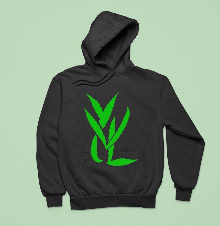 Playboi Carti Yvl Trimset Green On Hoodie Playboi Carti Yvl Trimset Green On Hoodie